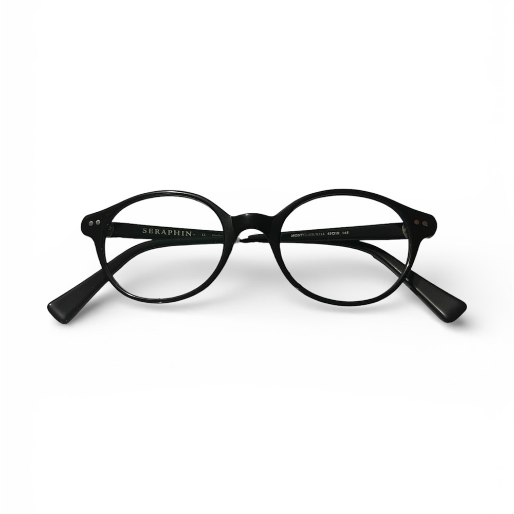SERAPHIN Eyeglasses Frames Only MONTCLAIR/8523, 45-19-145 Black Rim MSRP $300+